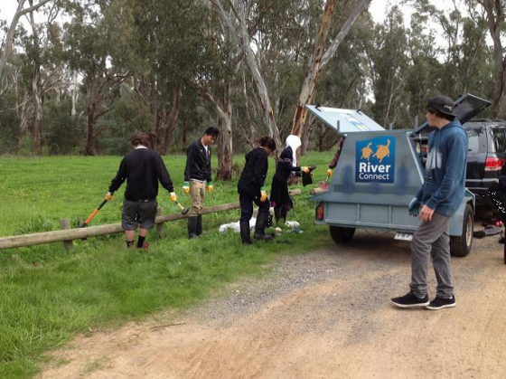 McGuire students Tree Planting - June 2014