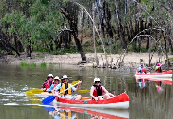 Canoeing Along the Goulburn