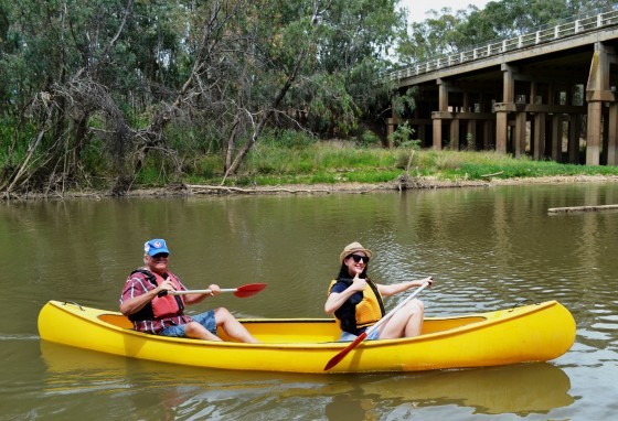 Councillors canoeing - December 2015