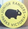 Parks Victoria Junior Ranger sign.