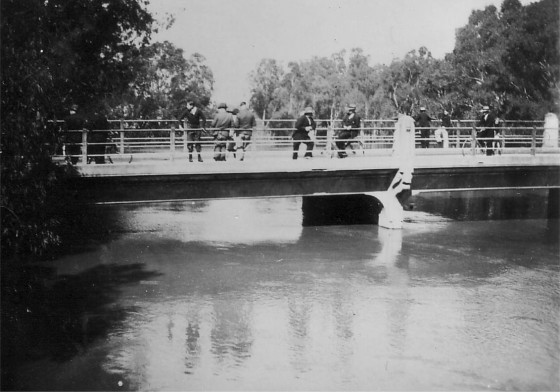 Goulburn River in flood 1939 - Shepparton