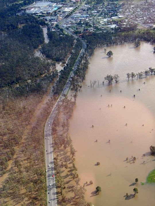 Peter Ross Edwards Casueway - 2010 Floods